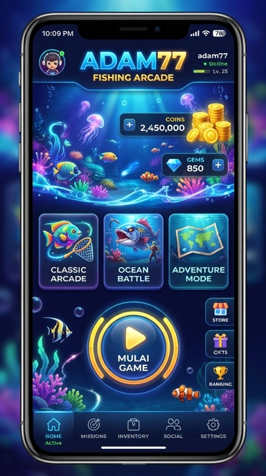 adam77 tampilan beranda
