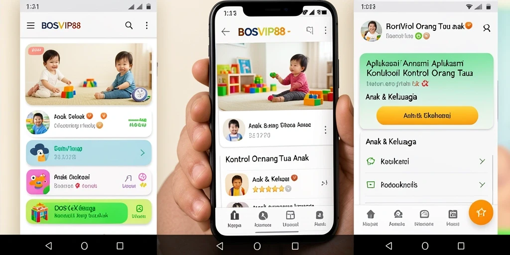 Antarmuka BOSVIP88 menampilkan kontrol orang tua yang intuitif dan mudah digunakan.