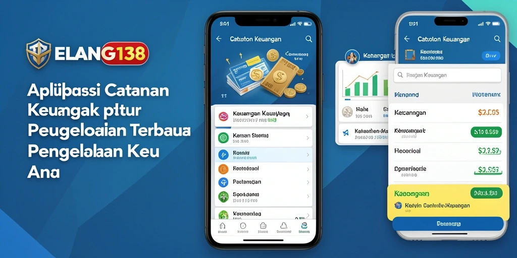 Antarmuka aplikasi ELANG138 untuk Catatan Keuangan yang sederhana dan efektif.