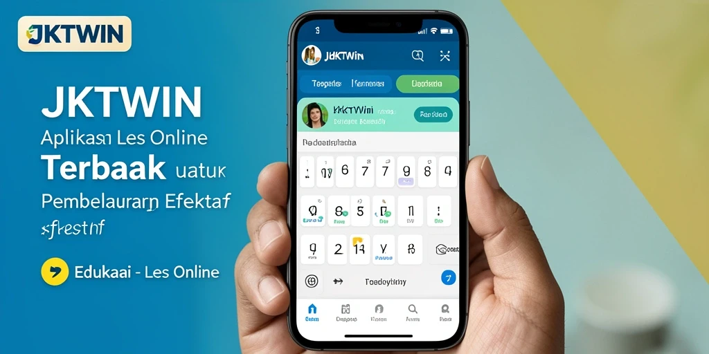 Tampilan antarmuka aplikasi JKTWIN yang ramah pengguna.