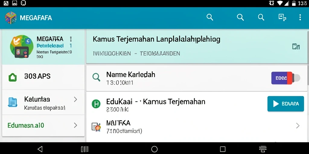 Tampilan antarmuka <strong>MEGAFAFA</strong> yang user-friendly dan fungsional.