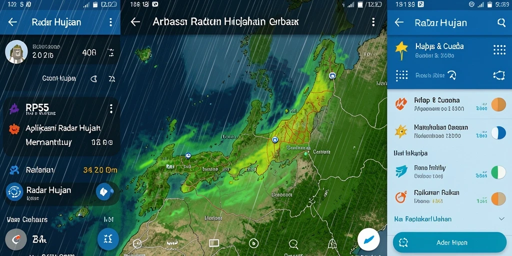 Tampilan antarmuka RP55 yang informatif dan mudah dipahami.